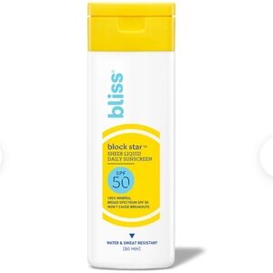 NIB BLISS Block Star Sheer Liquid Daily Sunscreen SPF 50